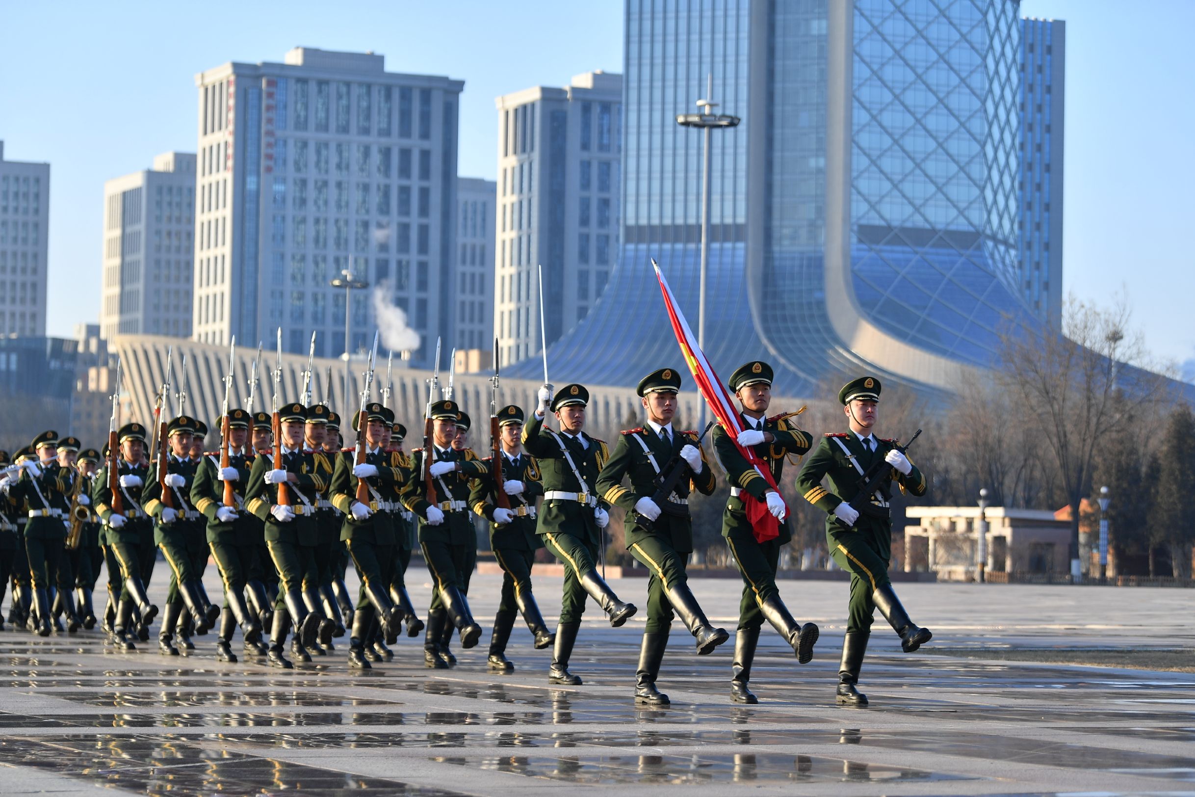 阅兵仪式开国大典_中华人民共和国开国大典阅兵式_1949年开国大典阅兵