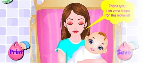 生孩子小孩游戏